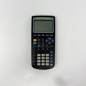 Texas Instruments TI-83 Plus Graphing Calculator Black Working